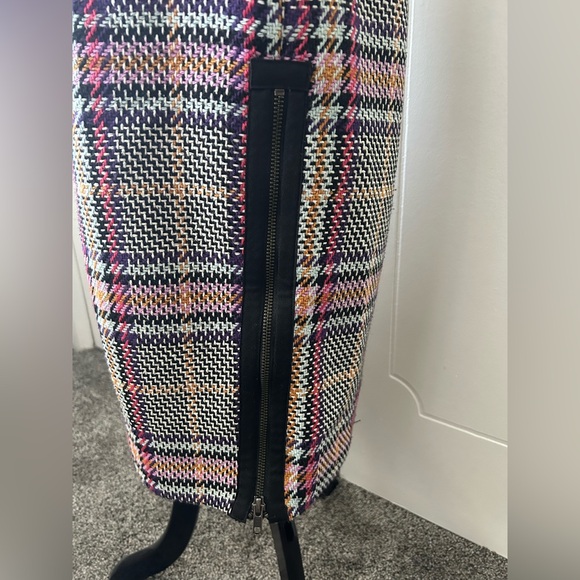 Halogen Multicolor Plaid Pencil Skirt - Picture 6 of 10